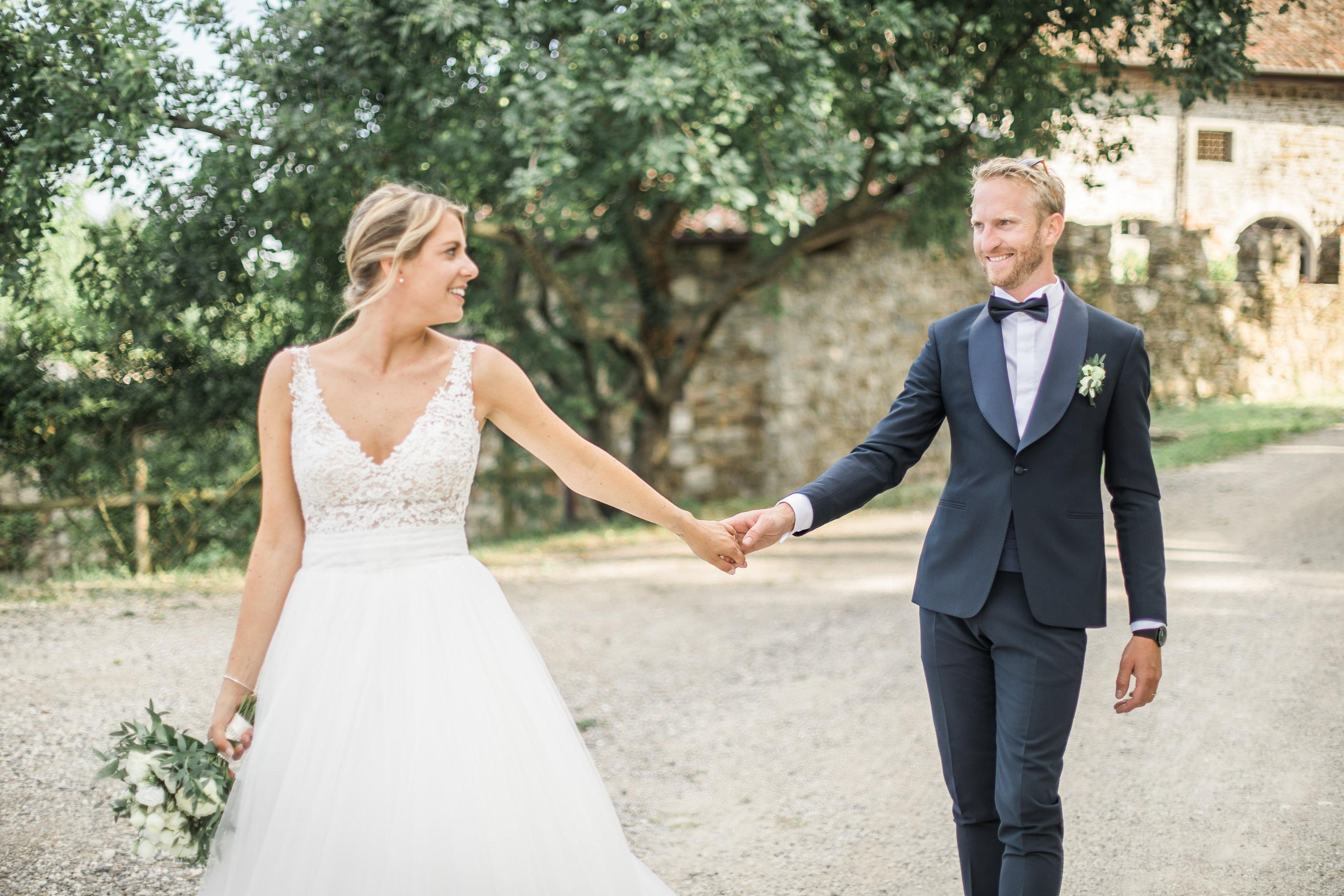 Tuscany style italian wedding in castello di Buttrio